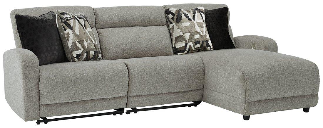 Colleyville Power Reclining Sectional with Chaise - Abundant Home Collections