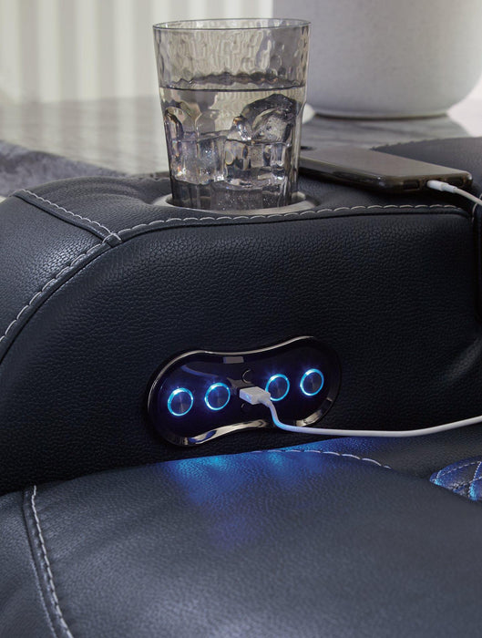 Fyne-Dyme Power Recliner - Abundant Home Collections