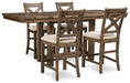 Moriville Counter Height Dining Set - Abundant Home Collections