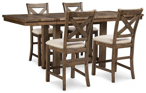 Moriville Counter Height Dining Set - Abundant Home Collections