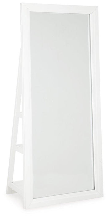 Evesen Floor Standing Mirror/Storage - Abundant Home Collections