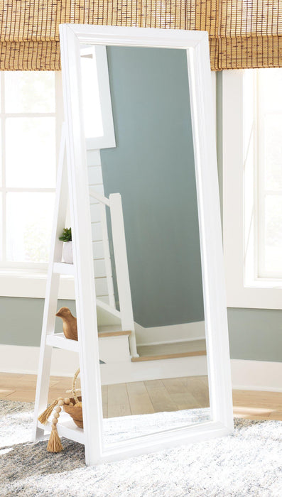 Evesen Floor Standing Mirror/Storage - Abundant Home Collections