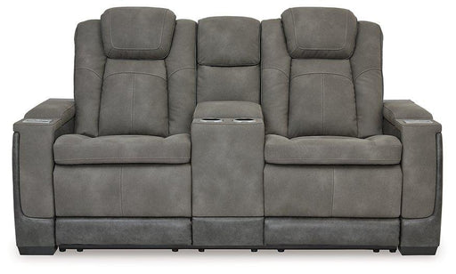 Next-Gen DuraPella Power Reclining Loveseat with Console - Abundant Home Collections