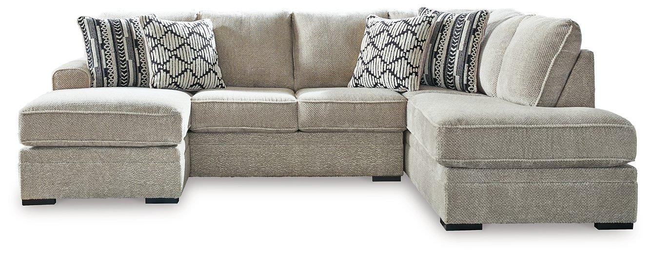 Calnita Sectional with Chaise - Abundant Home Collections