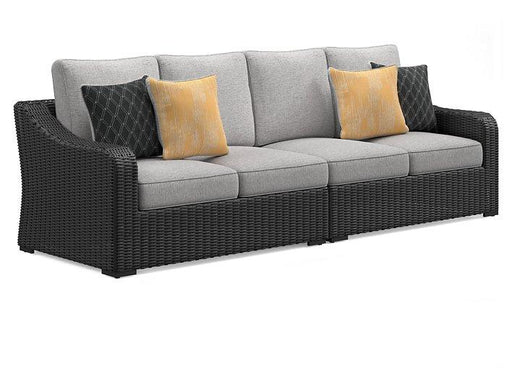 Beachcroft 2-Piece Outdoor Loveseat with Cushion - Abundant Home Collections