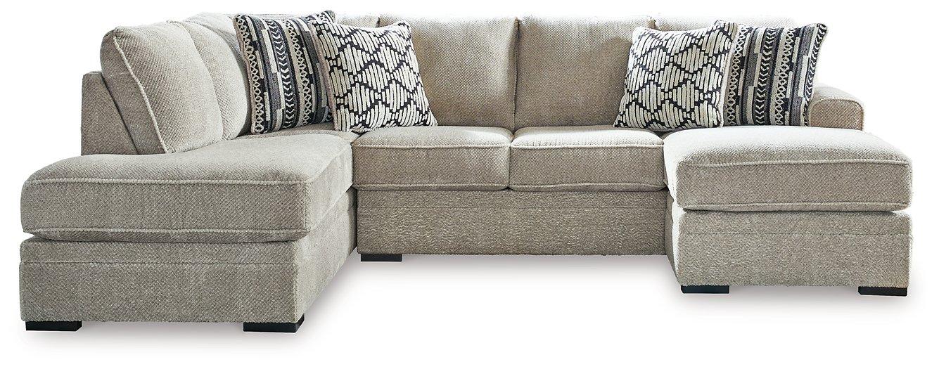 Calnita Sectional with Chaise - Abundant Home Collections