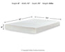 Chime 8 Inch Memory Foam Mattress in a Box - Abundant Home Collections