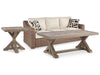 Beachcroft Beachcroft Nuvella Sofa with Coffee and End Table - Abundant Home Collections
