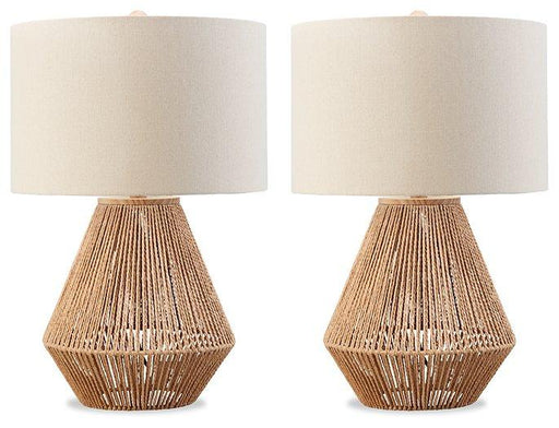 Clayman Lamp Set - Abundant Home Collections