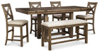 Moriville Counter Height Dining Set - Abundant Home Collections