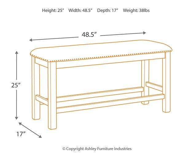 Moriville Counter Height Dining Set - Abundant Home Collections