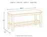 Moriville Counter Height Dining Set - Abundant Home Collections