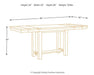 Moriville Counter Height Dining Set - Abundant Home Collections