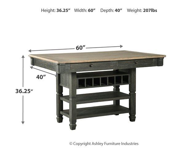 Tyler Creek Counter Height Dining Set - Abundant Home Collections