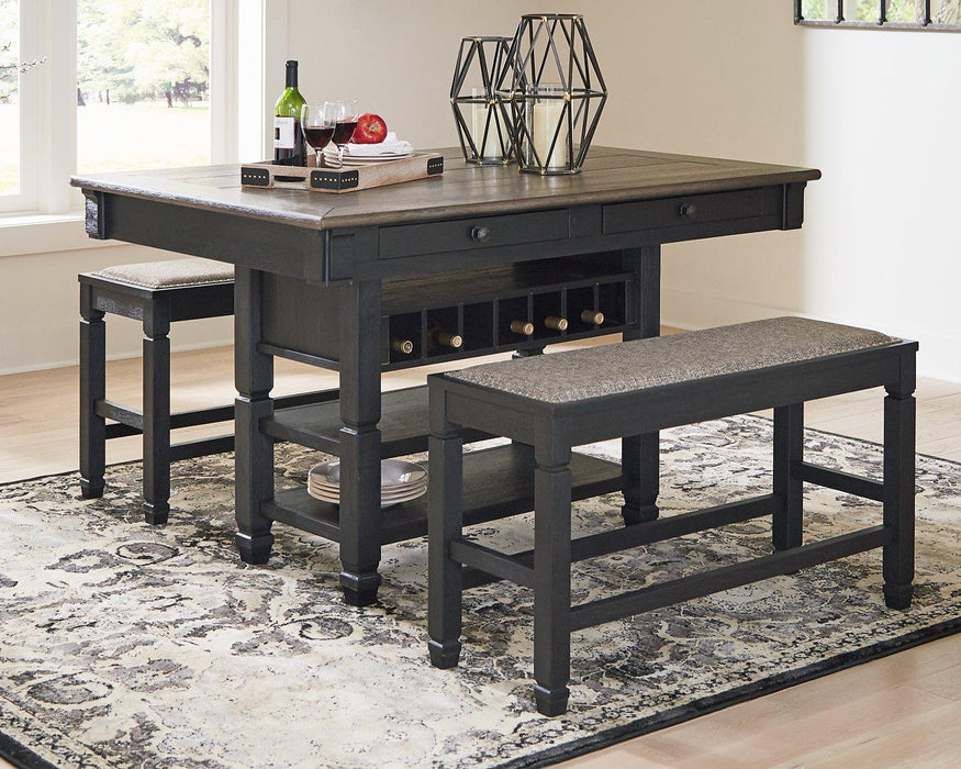 Tyler Creek Counter Height Dining Set - Abundant Home Collections