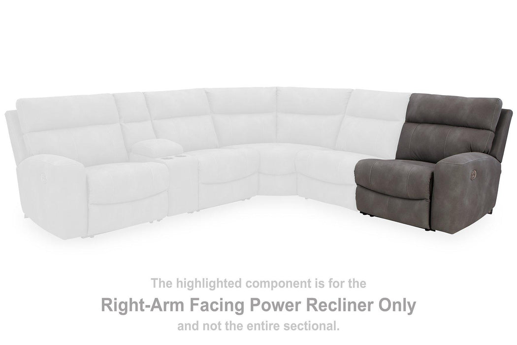 Next-Gen DuraPella Power Reclining Sectional Loveseat - Abundant Home Collections