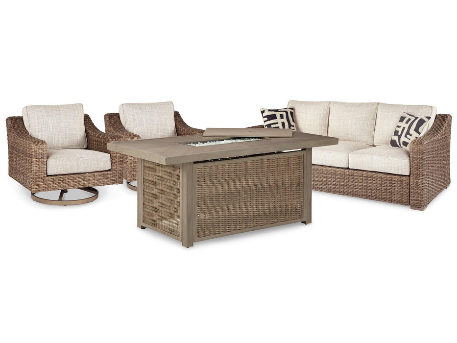 Beachcroft Outdoor Seating Set - Abundant Home Collections