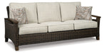 Paradise Trail Outdoor Sofa, Lounge Chairs and Fire Pit Table - Abundant Home Collections