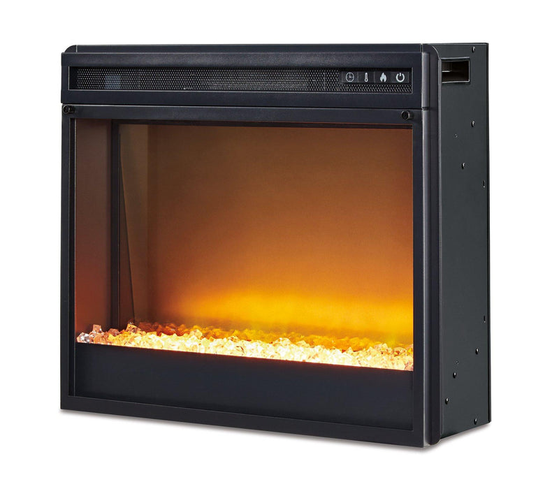 Wildenauer 76" TV Stand with Electric Fireplace - Abundant Home Collections