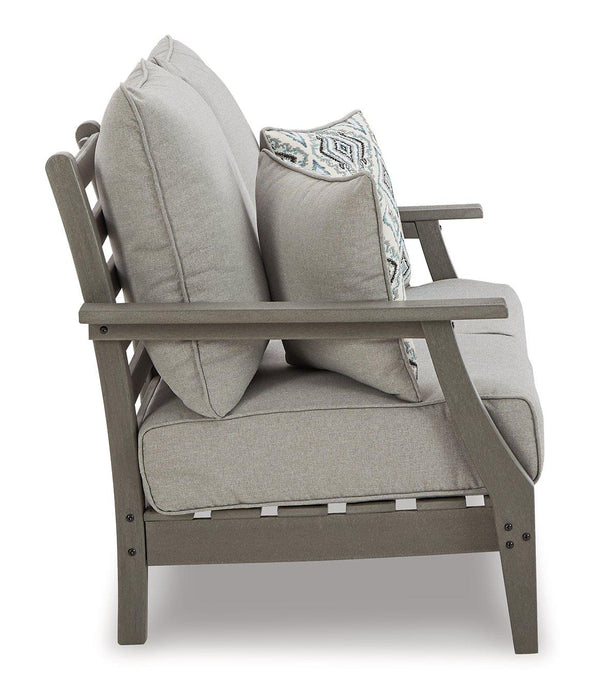 Visola Outdoor Sofa and Loveseat Set - Abundant Home Collections