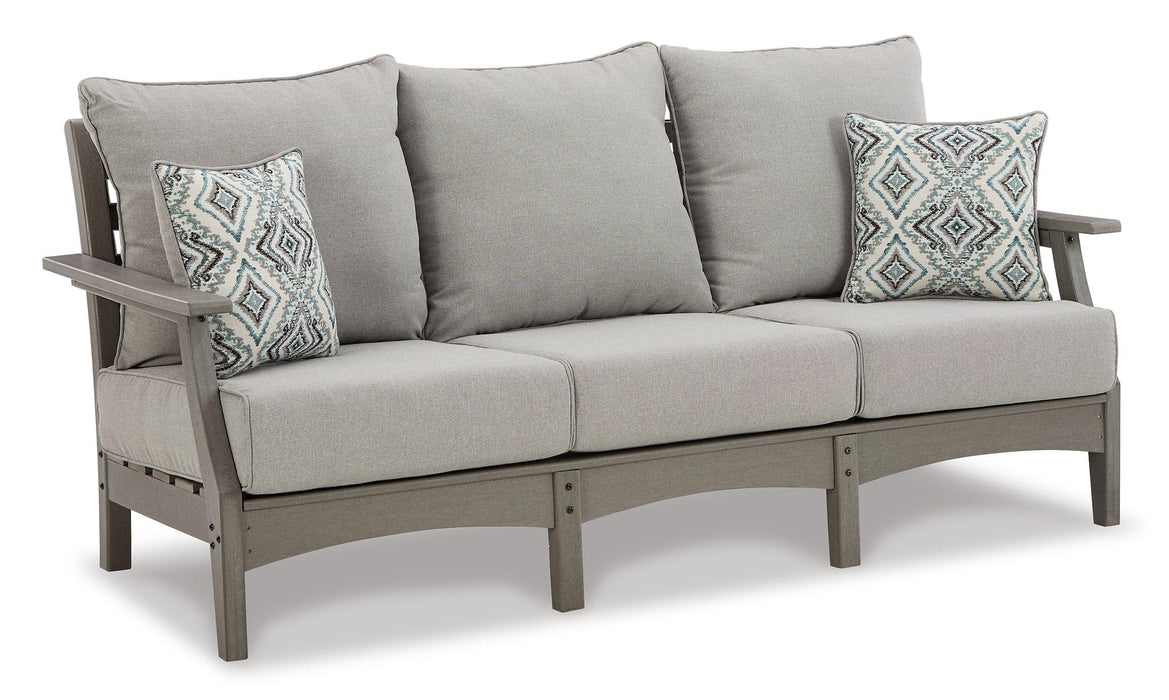 Visola Outdoor Sofa and Loveseat Set - Abundant Home Collections