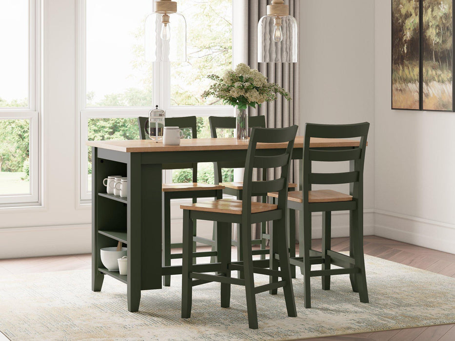 Gesthaven Counter Height Dining Table - Abundant Home Collections