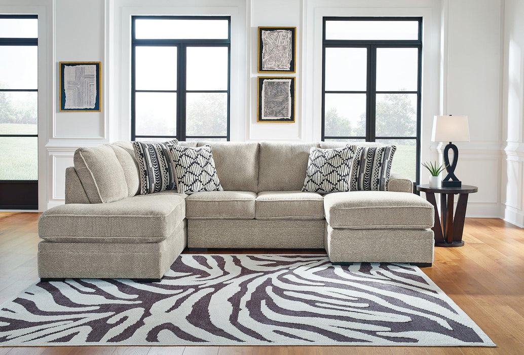 Calnita Sectional with Chaise - Abundant Home Collections