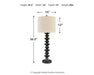 Luanndon Lamp Set - Abundant Home Collections