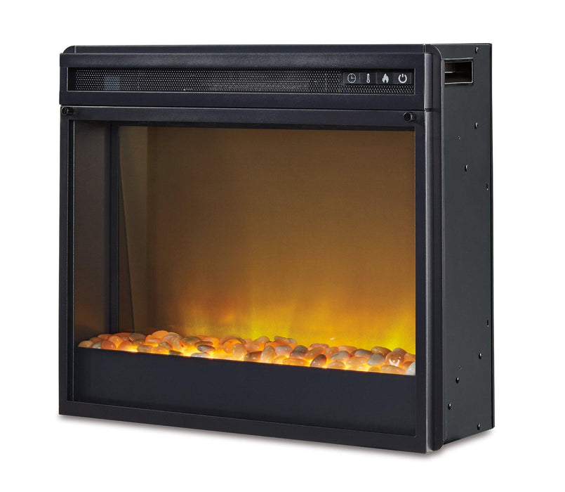 Wildenauer 76" TV Stand with Electric Fireplace - Abundant Home Collections