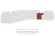 Modmax Sectional with Audio System - Abundant Home Collections