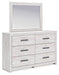 Cayboni Dresser and Mirror - Abundant Home Collections