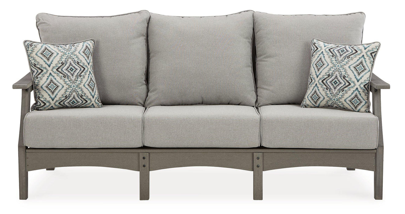 Visola Outdoor Sofa and Loveseat Set - Abundant Home Collections