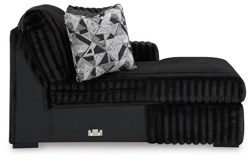Midnight-Madness Super Chaise - Abundant Home Collections