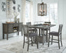 Hallanden Counter Height Dining Room Set - Abundant Home Collections