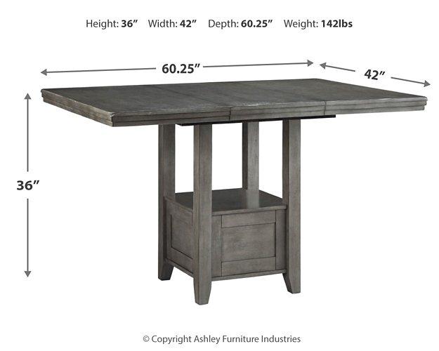 Hallanden Counter Height Dining Room Set - Abundant Home Collections