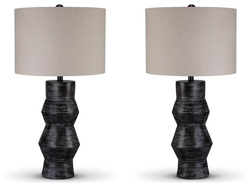 Kerbert Lamp Set - Abundant Home Collections