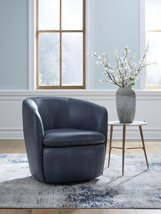 Kierreys Swivel Accent Chair - Abundant Home Collections