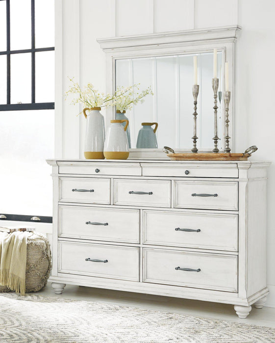Kanwyn Dresser and Mirror - Abundant Home Collections