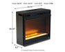 Wildenauer 76" TV Stand with Electric Fireplace - Abundant Home Collections