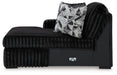 Midnight-Madness Sectional with Chaise - Abundant Home Collections