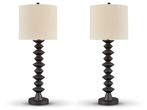 Luanndon Lamp Set - Abundant Home Collections