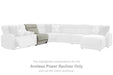 Colleyville Power Reclining Sectional with Chaise - Abundant Home Collections