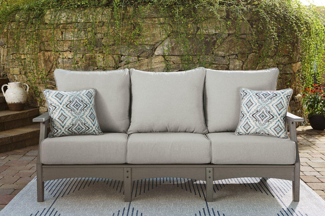 Visola Outdoor Sofa and Loveseat Set - Abundant Home Collections