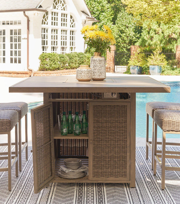 Walton Bridge Outdoor Bar Set - Abundant Home Collections