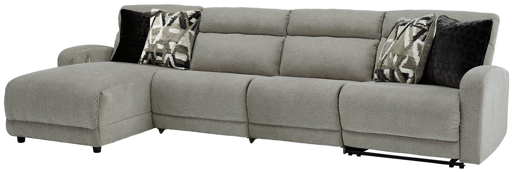 Colleyville Power Reclining Sectional with Chaise - Abundant Home Collections