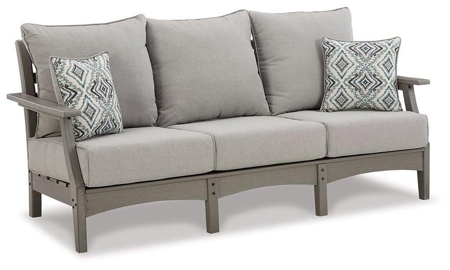 Visola Outdoor Sofa and Loveseat Set - Abundant Home Collections