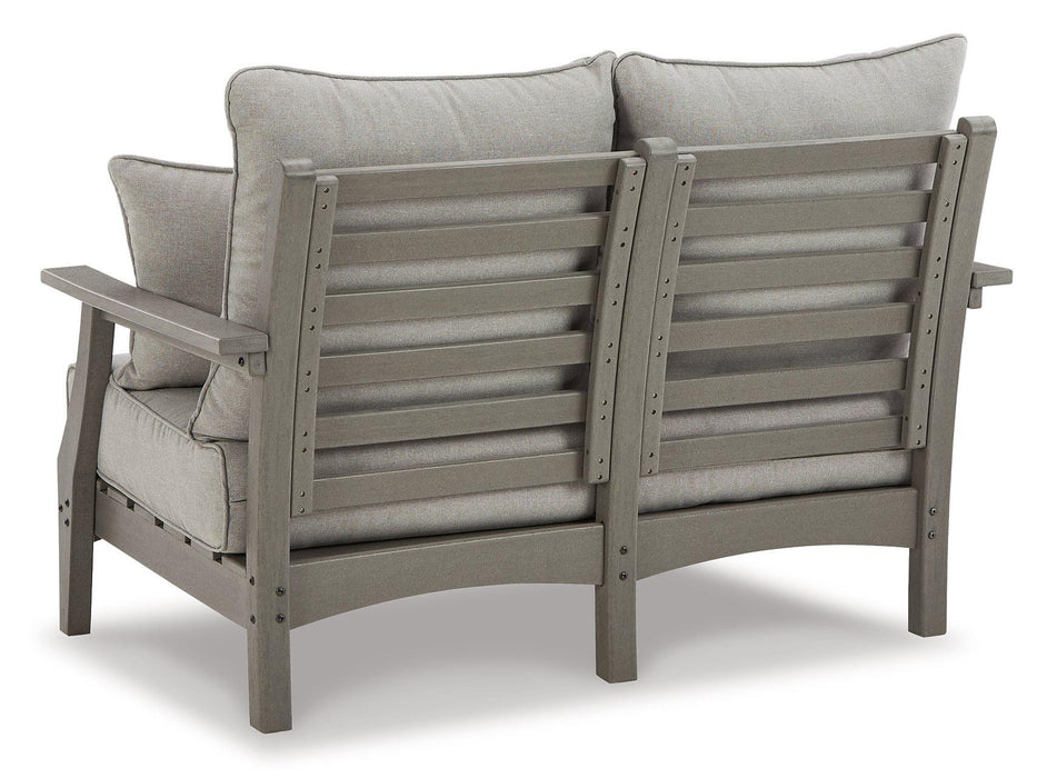 Visola Outdoor Sofa and Loveseat Set - Abundant Home Collections