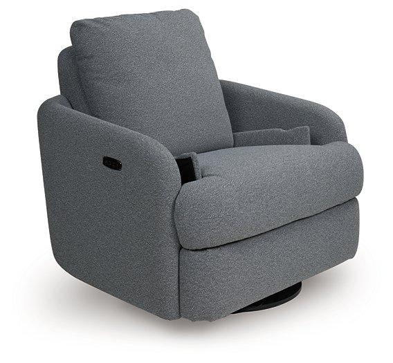 Alainmont Next-Gen Nuvella Swivel Power Recliner - Abundant Home Collections
