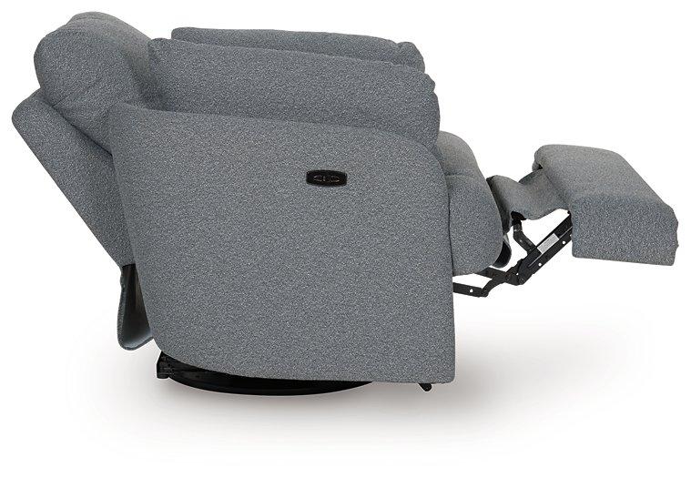Alainmont Next-Gen Nuvella Swivel Power Recliner - Abundant Home Collections