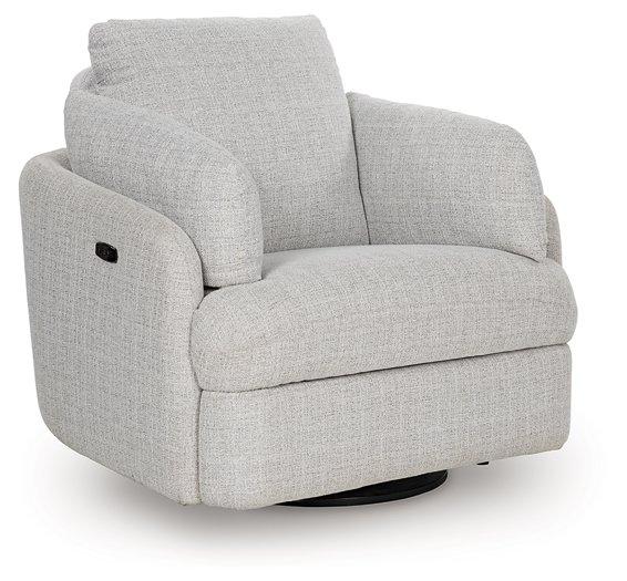 Alainmont Next-Gen Nuvella Swivel Power Recliner - Abundant Home Collections